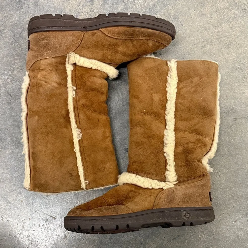 UGG Tan Shearling Winter Boots
